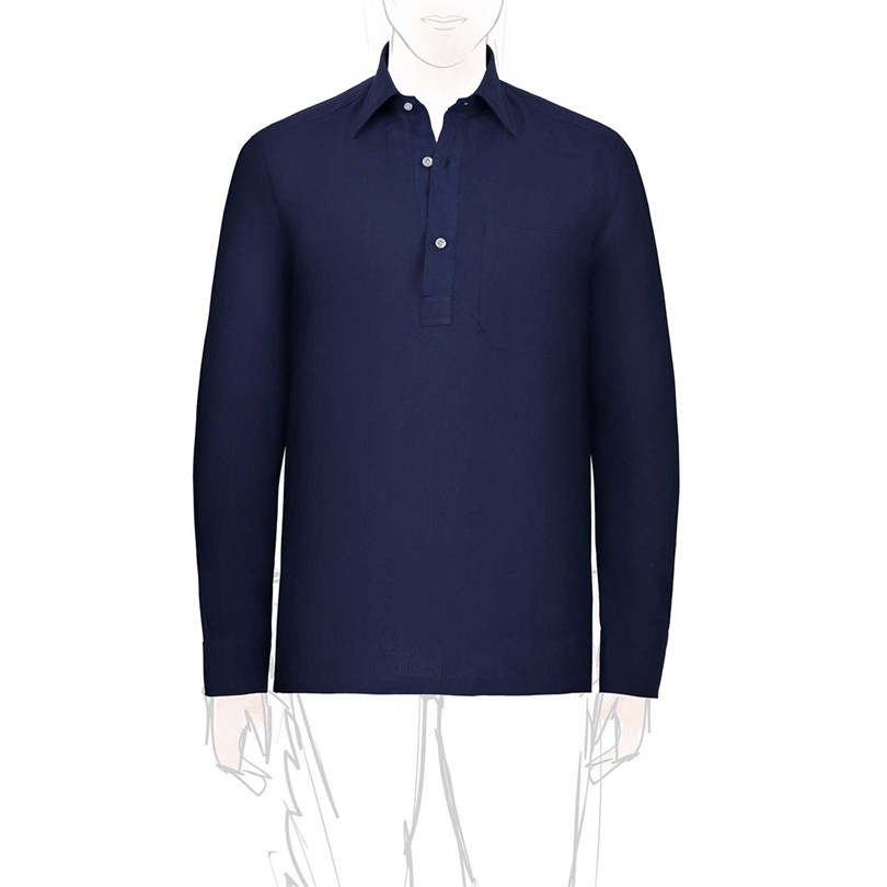 Bluette linen polo shirt