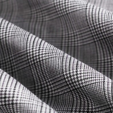 White, Black, and Brown Checks  Flannel