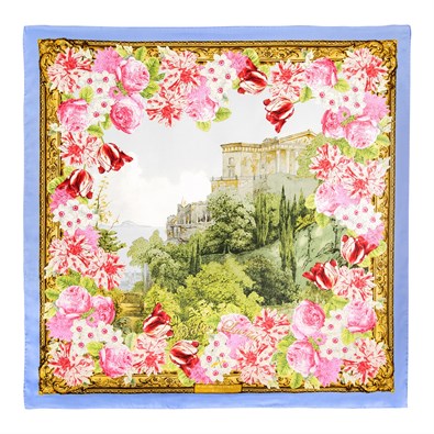 Villa Lucia light blue scarf