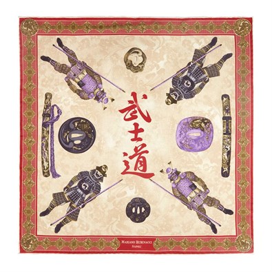 Pochette samurai rosso