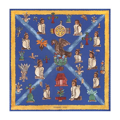 Pochette mendoza bluette