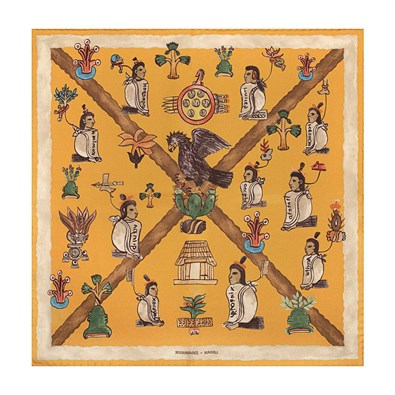 Pochette mendoza ocra