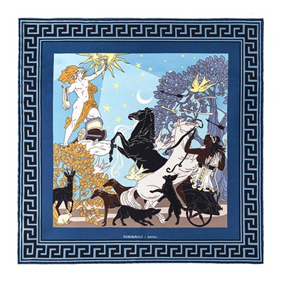 Pochette Artemide e Apollo indaco