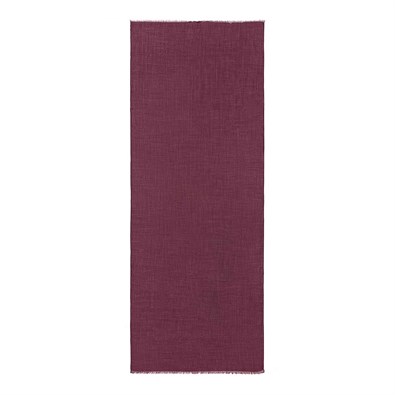 Wine cashmere scarf