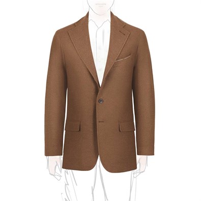 Hazelnut wool jacket