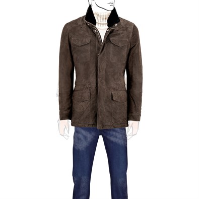 Goatskin field jacket