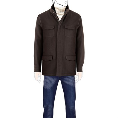 Brown cashmere jacket