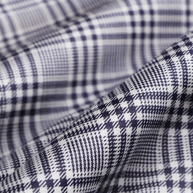 Flanella  Quadretti blu e bianchi