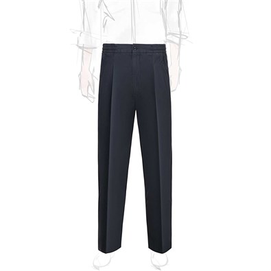 Blue cotton leisure pants