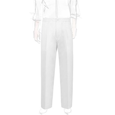 Vintage archive white cotton leisure pants