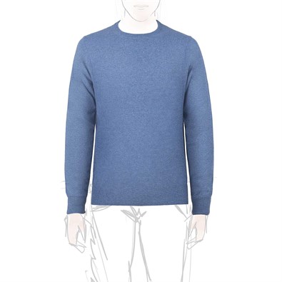 Jeans cashmere crew-neck sweater