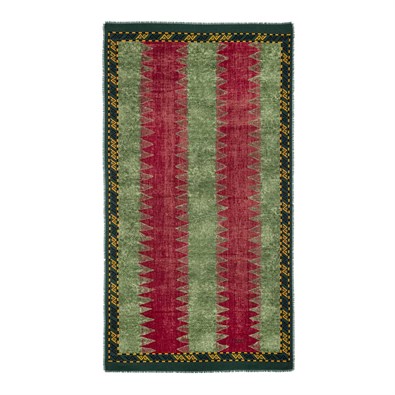 Minorca scarf in green cashmere