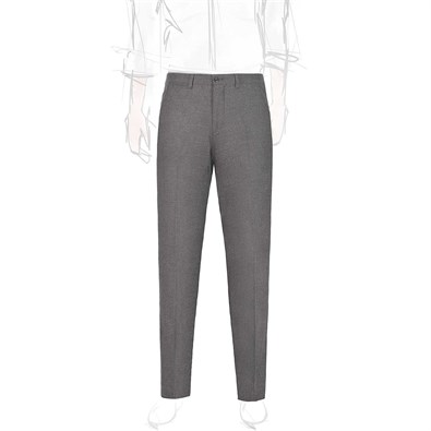Grey flannel trousers