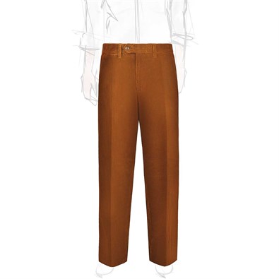 Rust corduroy trousers