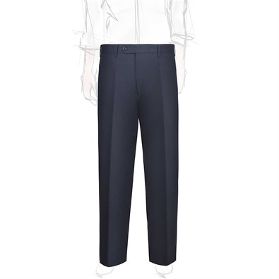 Blue cotton trousers