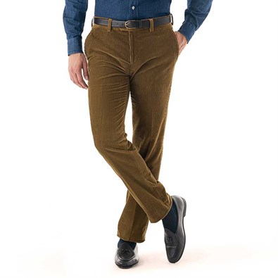 Mink corduroy trousers