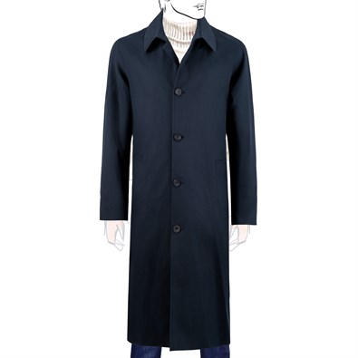 Blue Raglan raincoat