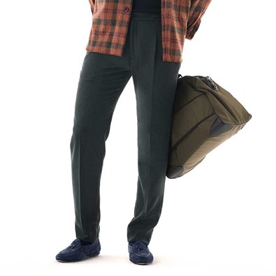 Day to day bag in military green canvas