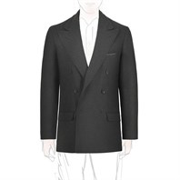 Military green wool jacket