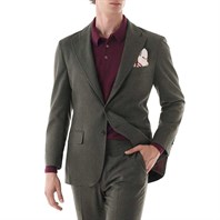 Green wool jacket