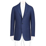 Blue wool jacket