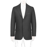 Military green wool jacket