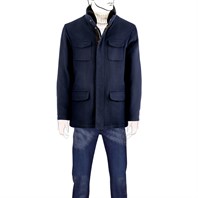 Blue cashmere jacket