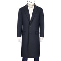 Blue cashmere coat