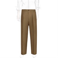 Tobacco linen leisure pants 