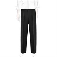 Black linen leisure pants 