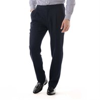 Blue Super 130's wool leisure pants