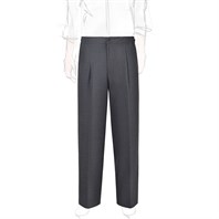 Pantalone leisure in lana hopsack grigio