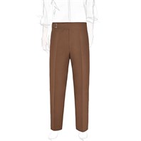 Tobacco linen genny trousers
