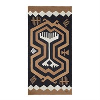 Konia scarf in hazelnut cashmere