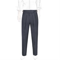 Navy blue cotton manny trousers