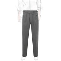 Cotton grey manny trousers