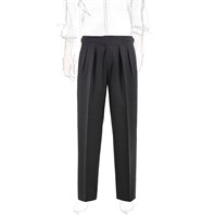 Dark gray hopsack manny trousers