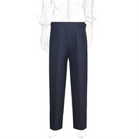 Pantalone manny in hopsack blu