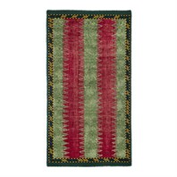 Minorca scarf in green cashmere