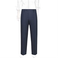 Blue linen trousers