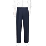 Blue Tasmania trousers with 2 pleats