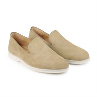 Woman beige sailing shoes