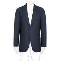 Blue tasmania wool single-breasted jacket "SW1"