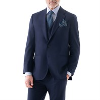 Light blue tasmania wool single-breasted jacket “SW1”