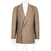 Double-breasted jacket in solaro fabric “SW1”