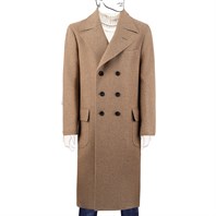 Vintage Archive cappotto Ulster in lana e cashmere beige