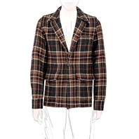 Vintage Archive St. Moritz cashmere jacket in brown check