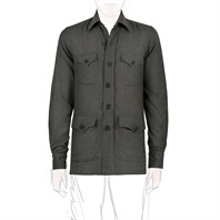 Green wool safari jacket