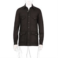 Vintage Archive brown cashmere safari jacket