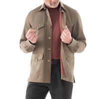 Safari jacket in solaro fabric